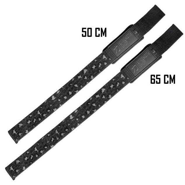 Strength Shop Pro Lifting Straps Dark Leopard Deadlift Wrist Strap Support Handle Wrap Barbell Wraps
