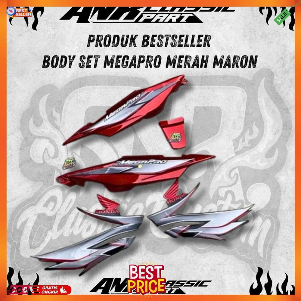 Body Honda Megapro Primus Cover Body Honda Megapro New Mp Primus Megapro Primus Merah [S5]