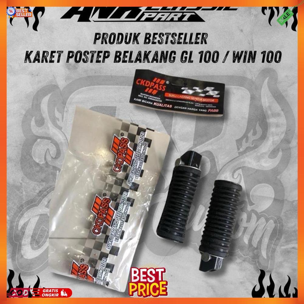 Karet Postep Honda Gl 100 Win 100 Karet Footstep Honda Win 100 Karet Postep Belakang Win 100 Gl 100 