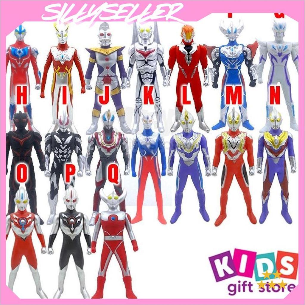 Ultra Series Ultraman Zero Ginga Taiga Saga Noa Hikari King  Figure - Mainan Figur KGS Ori