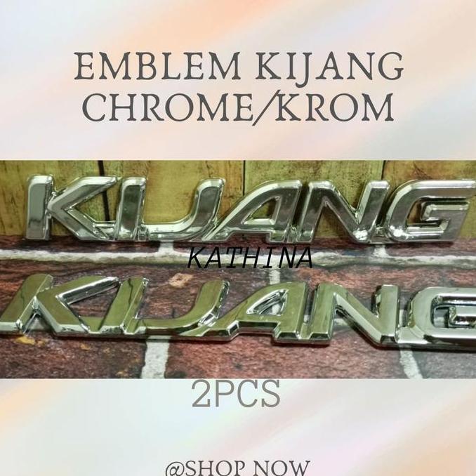 Paket Emblem Logo Kijang Mobil Kijang Kapsul Cover Krom