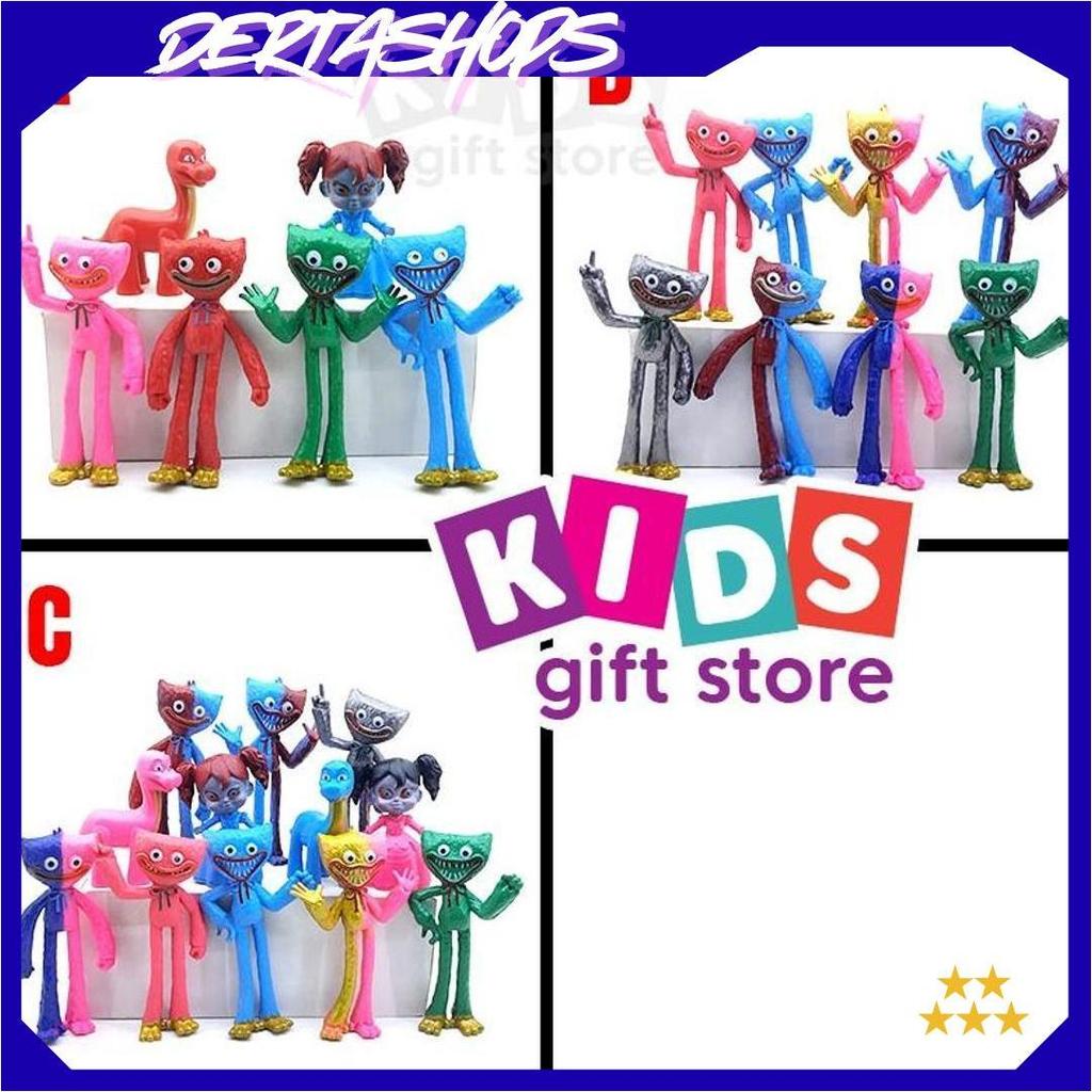 Huggy Wuggy Figure Set - Mainan Figur KGS Teratas