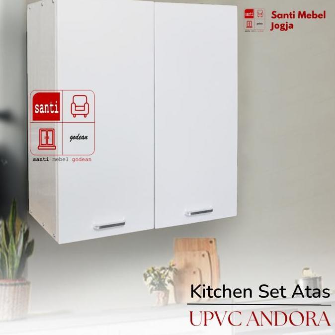 Kitchen set atas pintu 2 UPVC Andora Anti Jamur