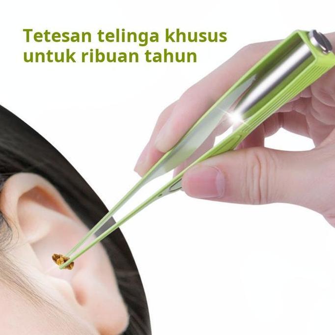 Artefak pembersih telinga sendok telinga bercahaya untuk anak-anak sendok telinga pembersih telinga 