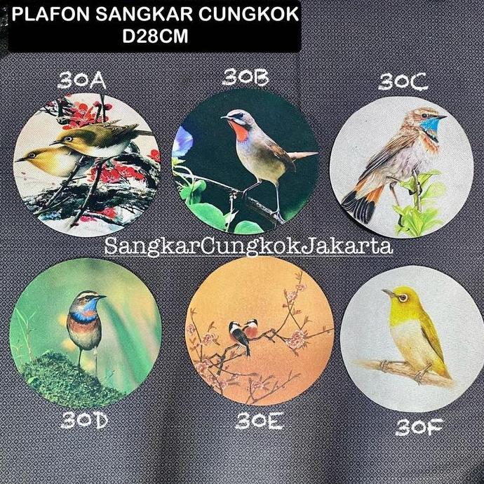 Plafon Sangkar Cungkok Bulat Diameter 16cm