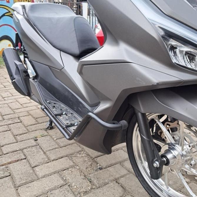New Crashbar Tubular New PCX 160 2025 Roadsync ABS CBS Pelindung Body Plus Dudukan Lampu Tembak