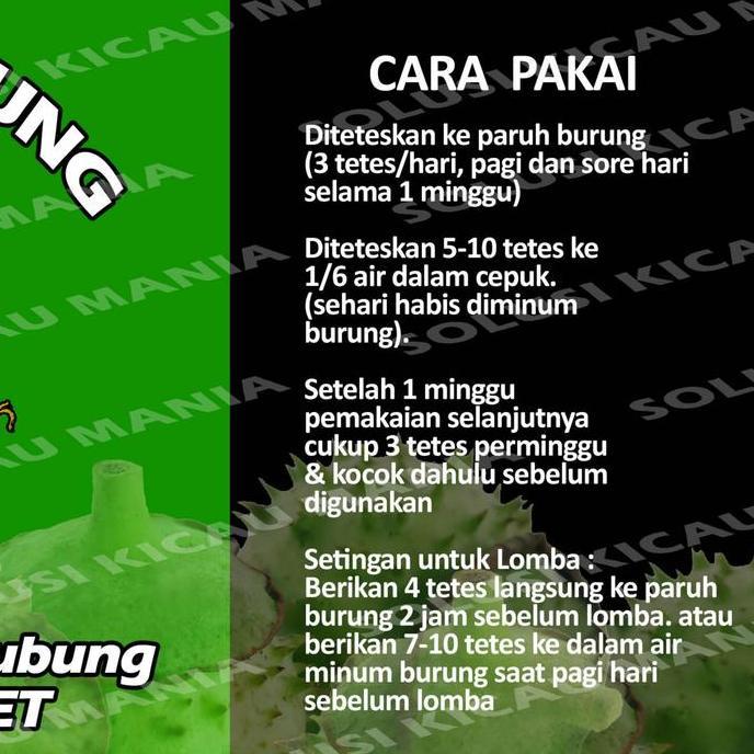 SUPER KECUBUNG LOVEBIRD AUTO KONSLET TERAPI LOVEBIRD KONSLET 20ML