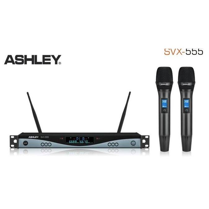 Mic Wireles Ashley Svx555 2Pegang Original