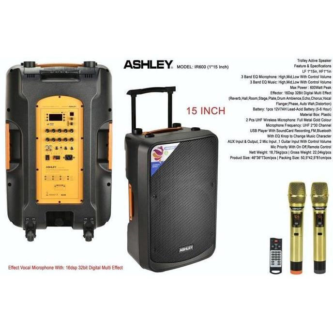 Spekaer Portable Ashley Ir600 Ir 600 15 Inch Original