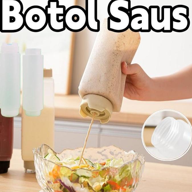 BOWATA Botol Saus Plastik Botol Wadah Kecap Plastik Food Grade Botol Sauce Mayonaise Kecap  /Saus Fi