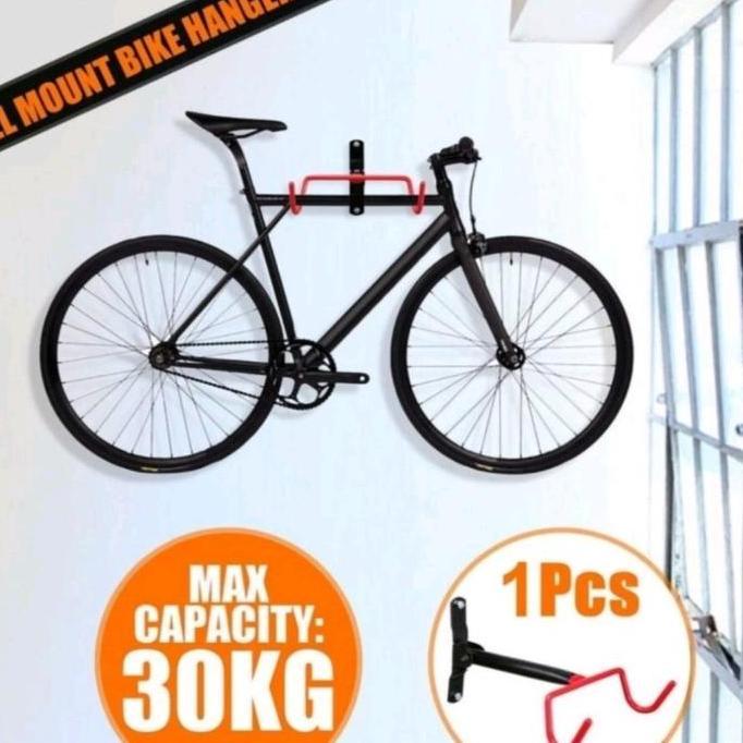 Gantungan sepeda dinding ditembok