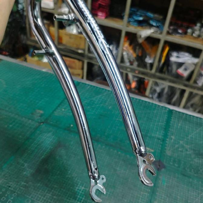Fork 26 MTB Federal PLATINUM Classic CP Chrome Drat Ulir Head Tube Insert 22.2 Rim V Brake CP Crome 