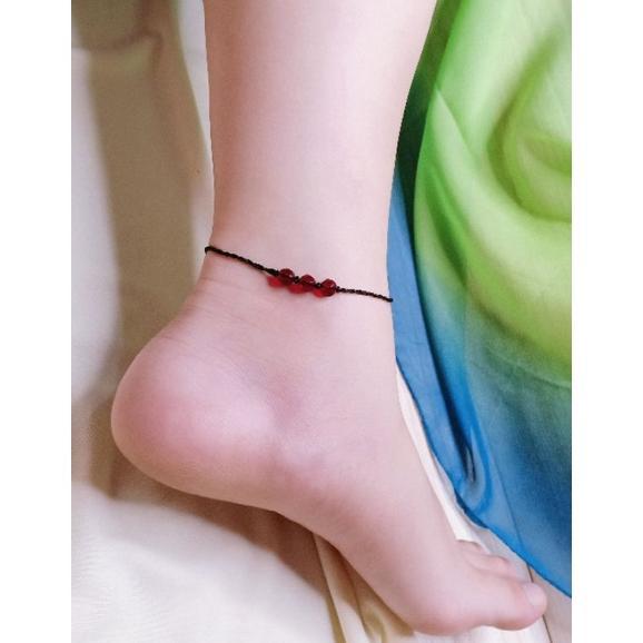 ORIGINAL GELANG KAKI MINI SIMPLE MODIS TALI NYLON/ TALI GIOK.