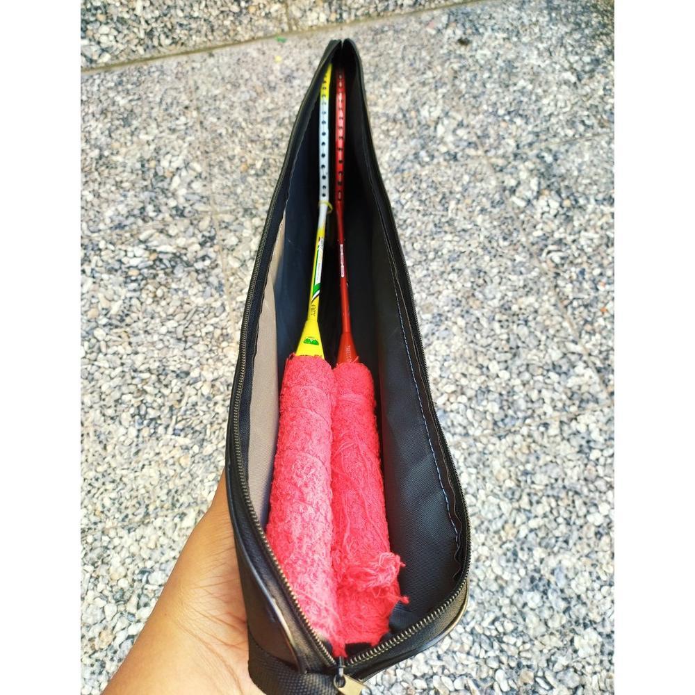 Best Deals Tas Raket Badminton, Tas Raket Bulutangkis, Cover Raket Bulutangkis Muat 2 Raket Harga Gr