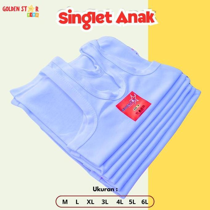 DS333 >> kaos singlet anak 612 tahun - Singlet Kaos dalam SD SMP SMA - Kaos Dalam Anak Tanggung - Si