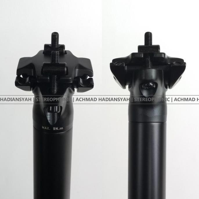 Seatpost United 30.9mm Panjang 400mm Seatpost 30.9 Seatpost 30,9 Hitam