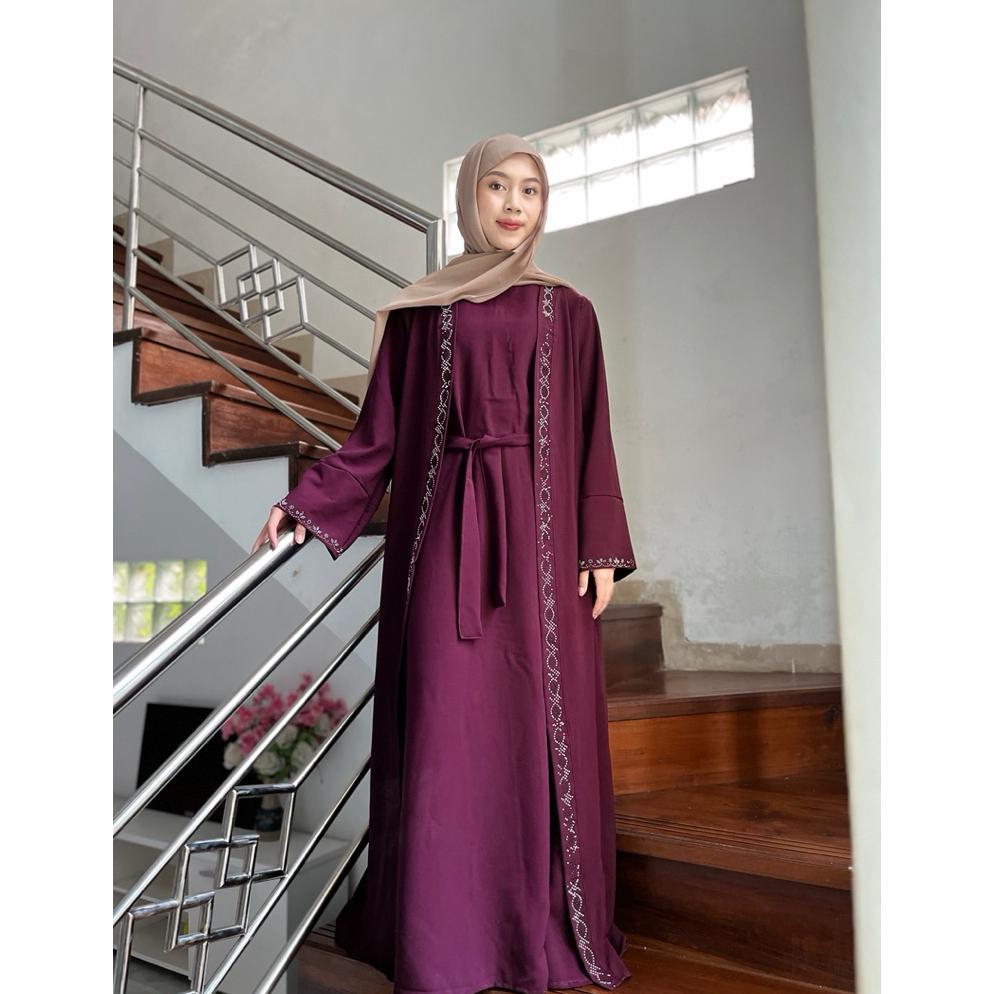 BIG SALE Zavera Abaya terbaru syari sabrina anti UV Gamis lebaran Abaya dewasa Gamis haji dan umroh