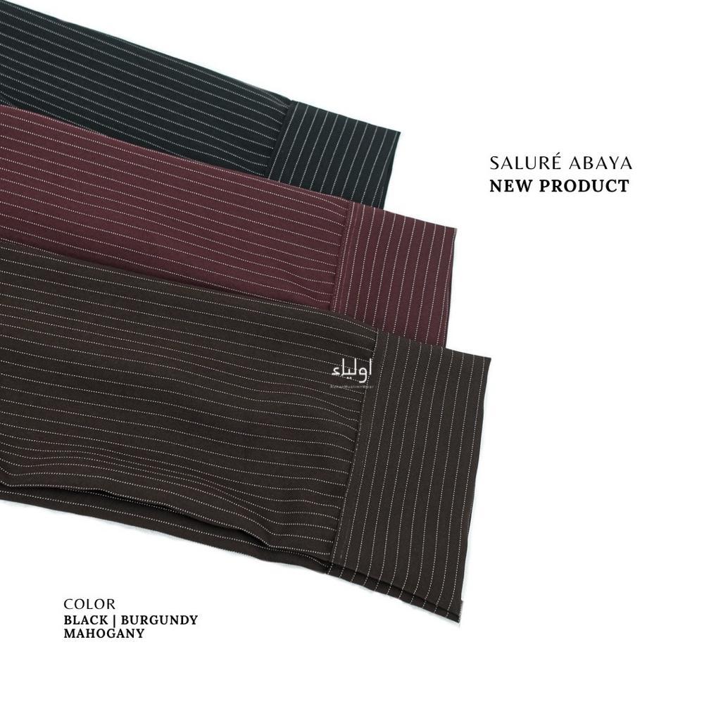 best deals auliashop - salur abaya | abaya stripe semiwool | abaya muslim motif salur elegant