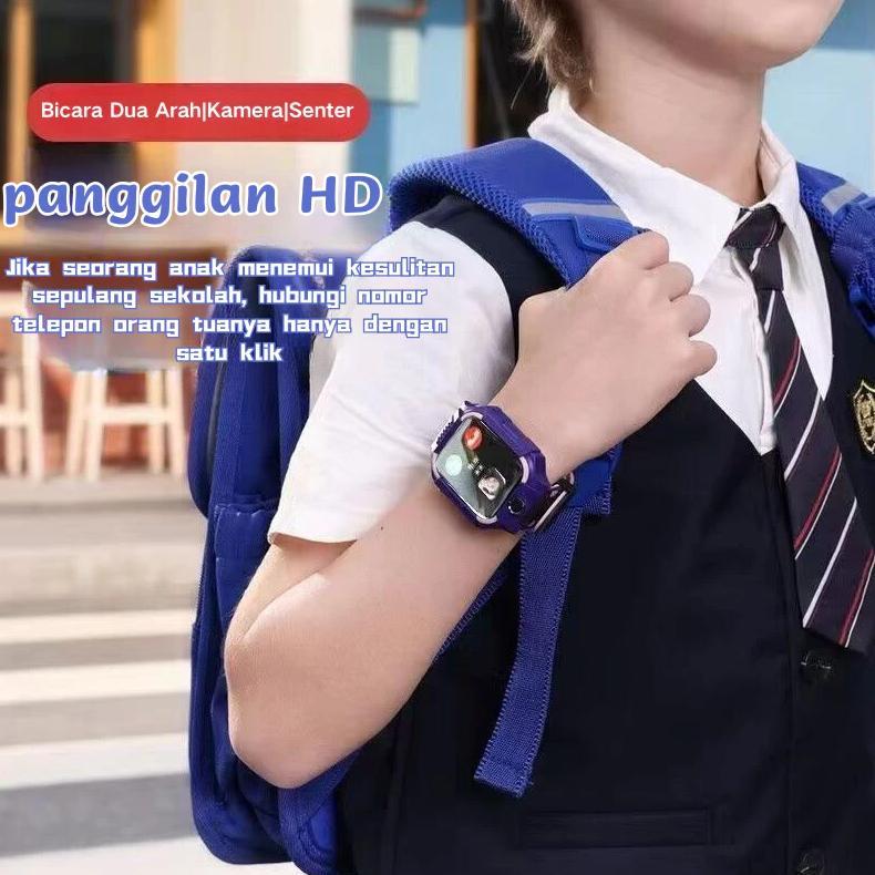 HOT [100% ORI]Samsung Smartwatch anak Jam tangan Kamera ganda 360 derajat flip lP67 Menelepon-GPS-SO