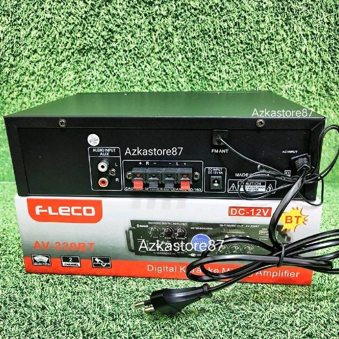Amplifier fleco 339 BT 800 watt amplifier karaoke amplifier bluetooth super bass Subwoofer