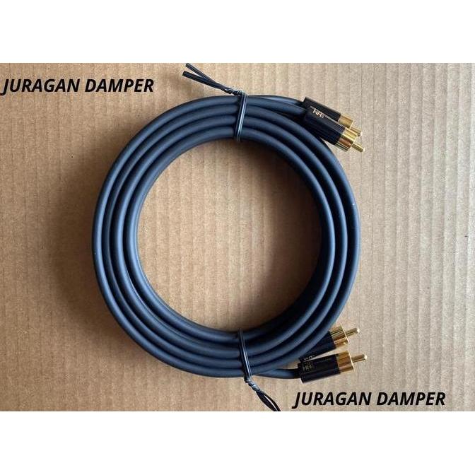 Kabel RCA RAMM 2.5 Meter Gold RCA Plug terlaris