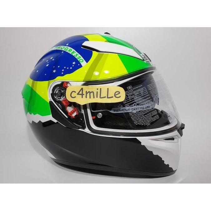 HELM AGV K3 SV REP MORBIDELLI 2017 DOUBLE VISOR FULL FACE terlaris