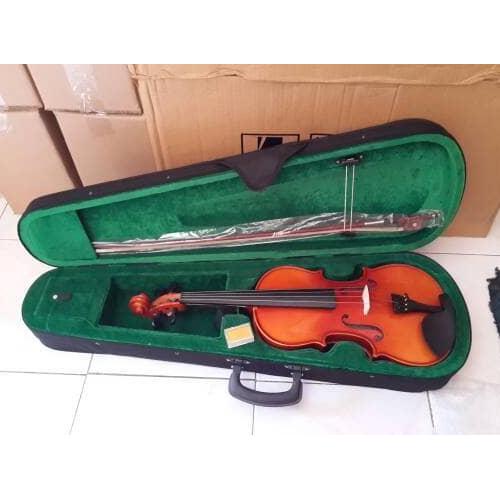 Biola vienna violin 4/4 solid original lengkap
