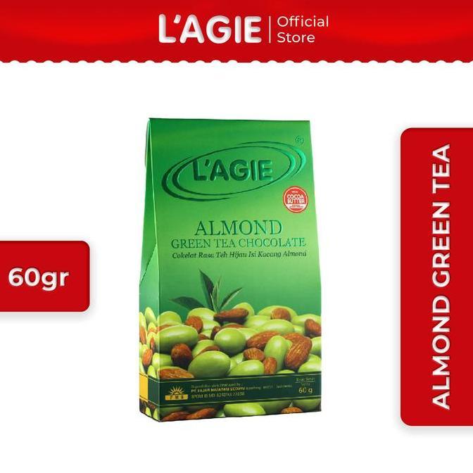 [] Lagie Coklat Almond Green Tea 60gr