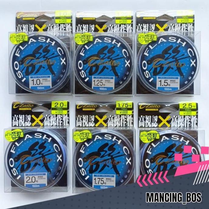 senar pancing Zaito CX/ Senar Zaito Rx 150Meter - senar pancing ISO FALSH