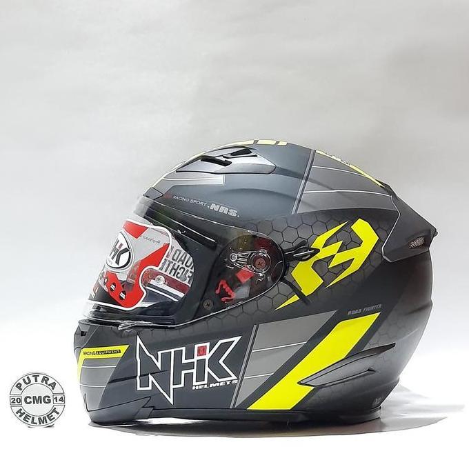 HELM NHK RX9 NAVY BLACK YELLOW FLUO DOFF