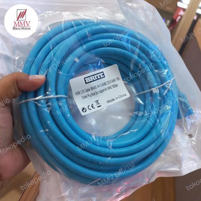 KABEL HDMI BRITE 10 METER ORIGINAL