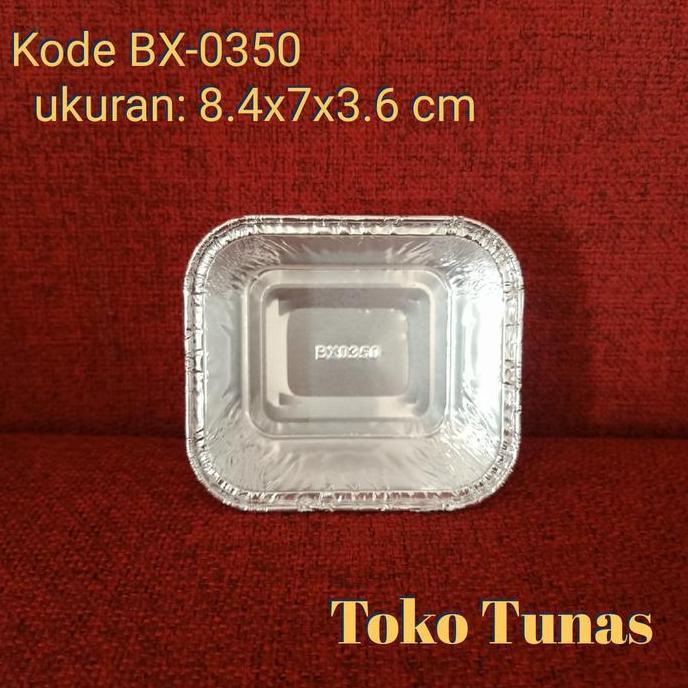 Loyang alumunium foil BX-0350 BX350 BX 0350 (tanpa TUTUP) - isi 50