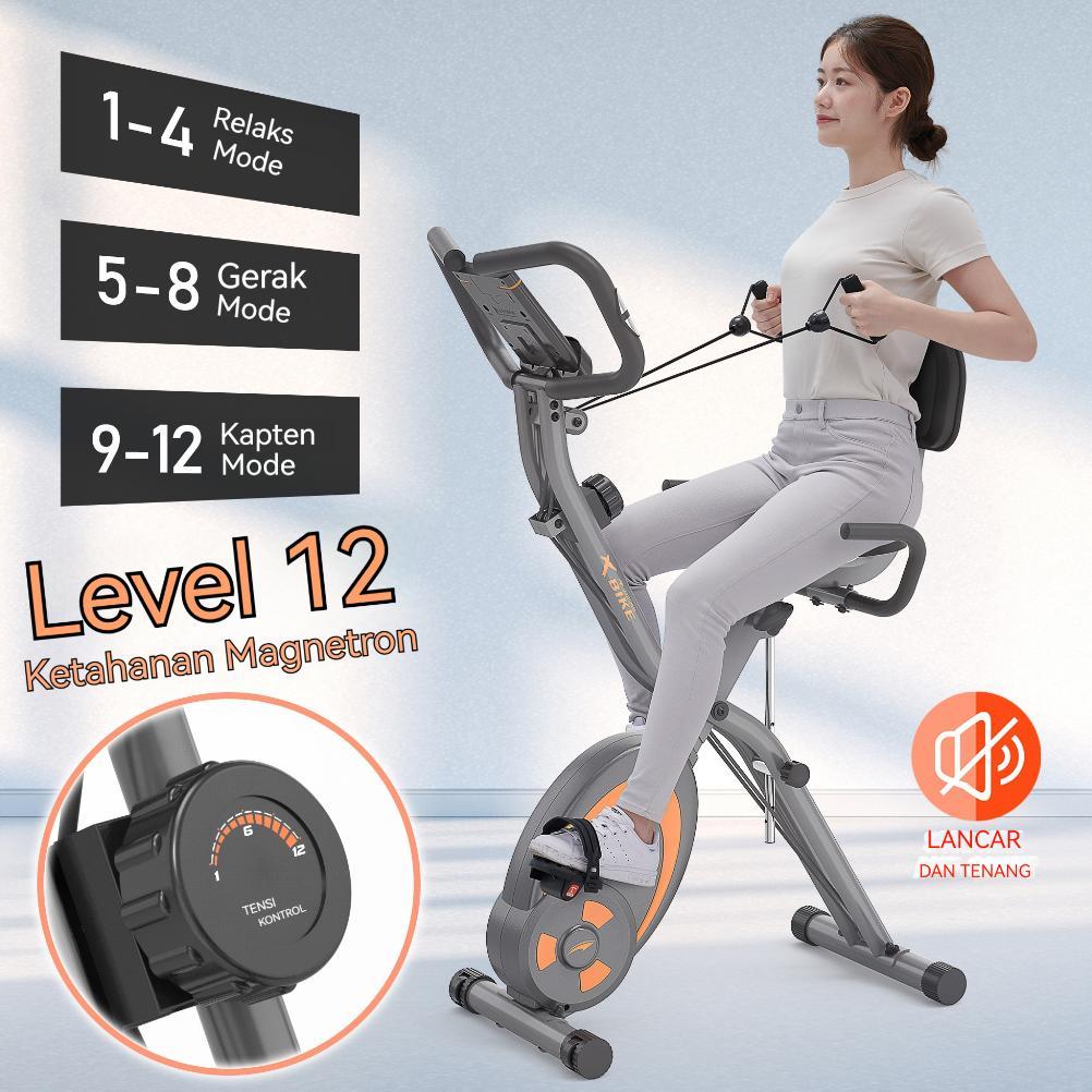Leikefitness Spinning Bike/Alat Fitness Sepeda Statis/Bicycle Stand/Magnetic X-BIKE