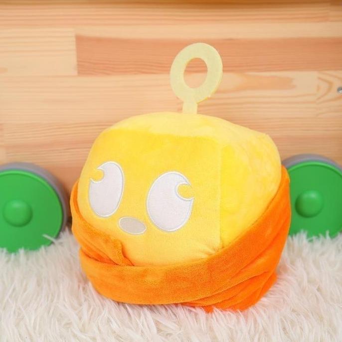Bon- Readyblox Fruits Anime Game Plush Toy Fruit Leopard Pattern Box Plush Toy Soft Stuffed Fruits T