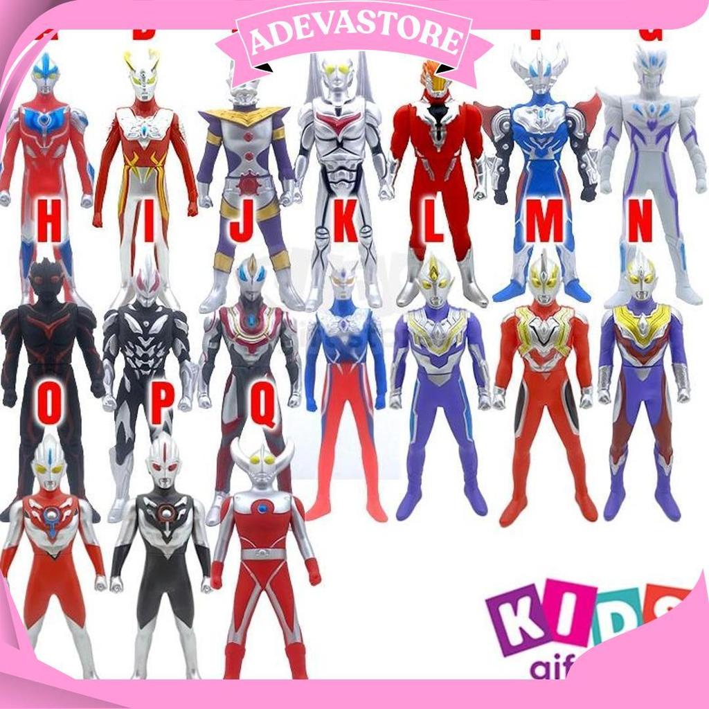 Ultra Series Ultraman Zero Ginga Taiga Saga Noa Hikari King  Figure - Mainan Figur KGS Ori