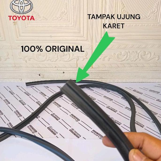 Murah Karet Kaca Depan List Kaca Besar Toyota Vios Gen 3 2013 2022 Original