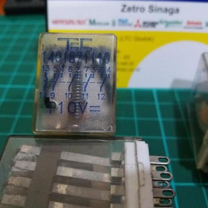 cverles TEC Relay 1401871110 coil 110VDC 4PDT 4NO 4NC Sale Obral