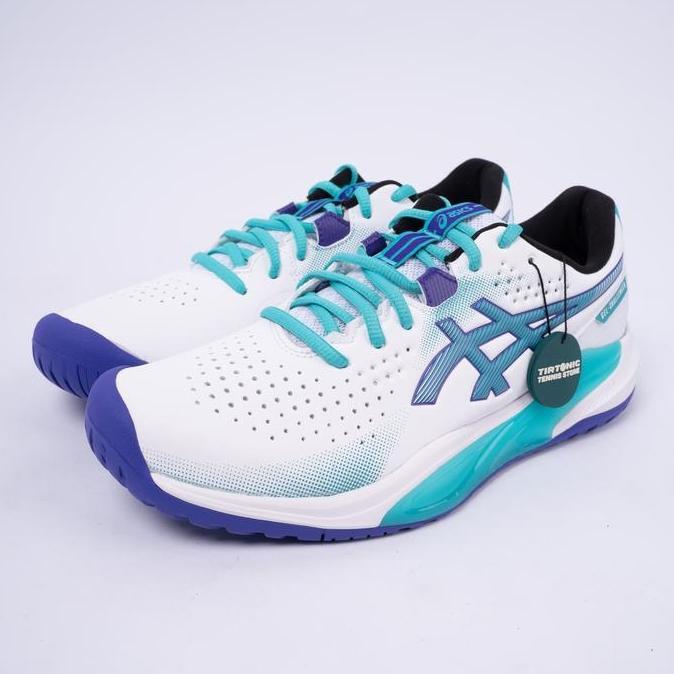 cuci gudang sepatu tenis asics gel challenger 15 tennis gunmetal bnib original
