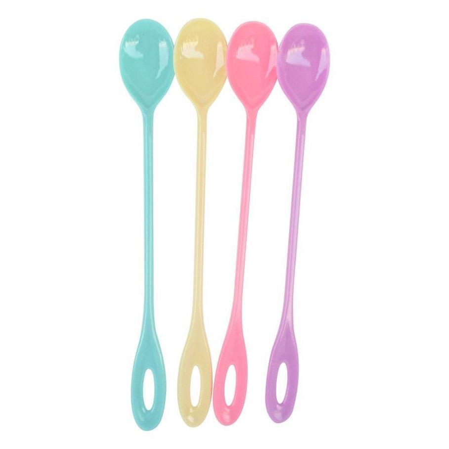 SENDOK ES PLASTIK, SENDOK PLASTIK WARNA AP PANJANG & PENDEK / Sendok Plastik / Sendok Es