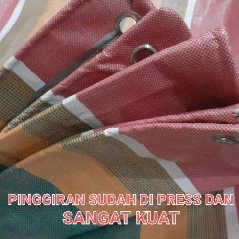 Terpal Tenda Sakura Pelangi 3X4 A12 Tebal Terpal Serbaguna