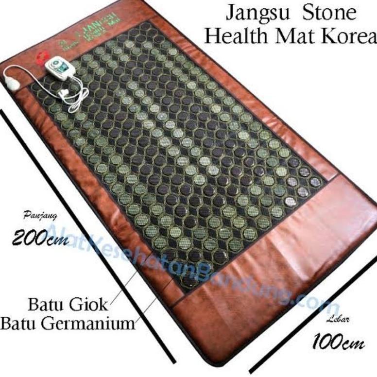 BestPromo Jade Mat Jangsu Healty Stone Korea Matras Terapi Giok/Germanium Turmalin Terapi Ampuh