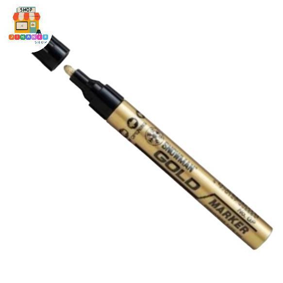 PROMO / SPIDOL SNOWMAN PERMANENT WARNA GOLD - EMAS