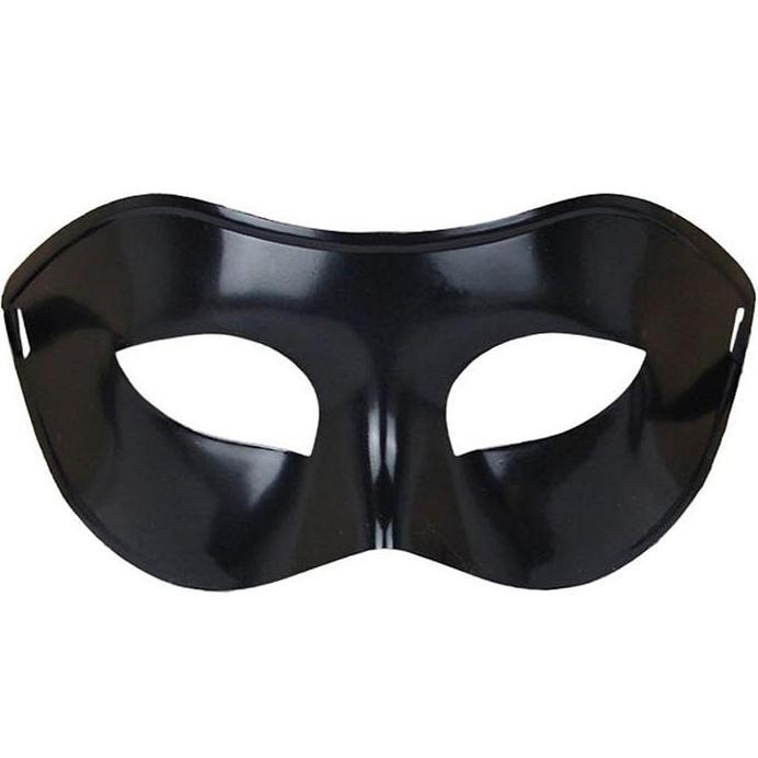 TOPENG HITAM PRIA SETENGAH WAJAH MASQURADE ZORO MASK TOPENG BANDIT