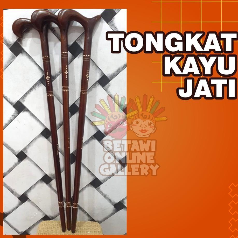Tongkat Kayu Jati / Tongkat Kayu / Tongkat Bantu Jalan