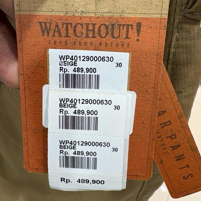 CELANA PENDEK MERK WATCHOUT CASUAL REGULER