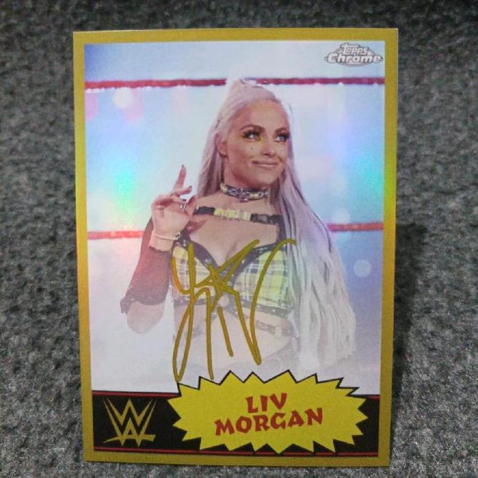 Kartu WWE slam 20 liv morgan holo (custom card)
