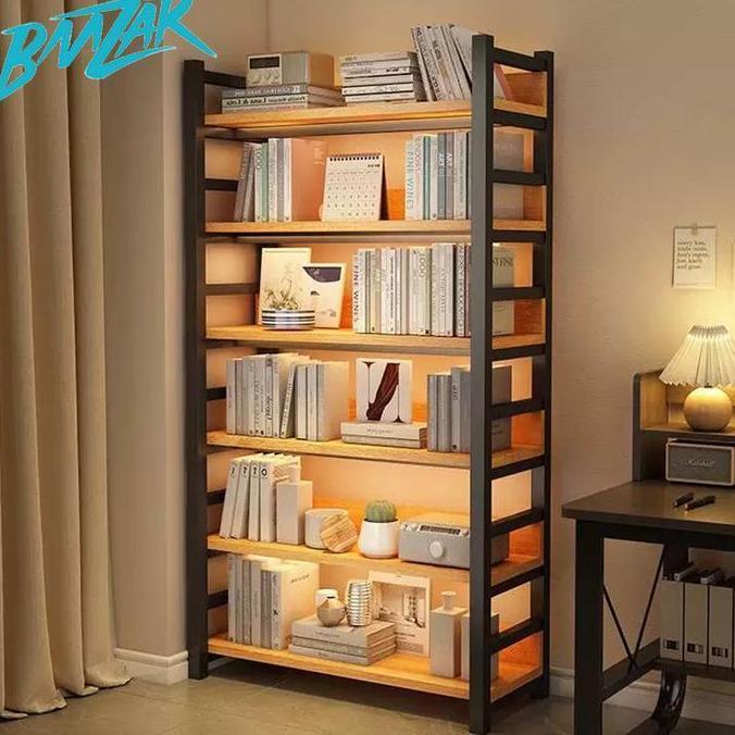 Terlaris Rak Besi Rak Dinding Rak Buku Minimalis Aesthetic Rak Susun Serbaguna Rak Tas Rak Industria
