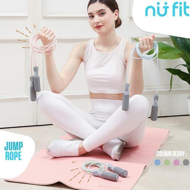 Nu Fit Tali Skipping Skipping Skipping Jump Lompat Tali Foam Jump Rope Skipping Rope Tali Skipping J