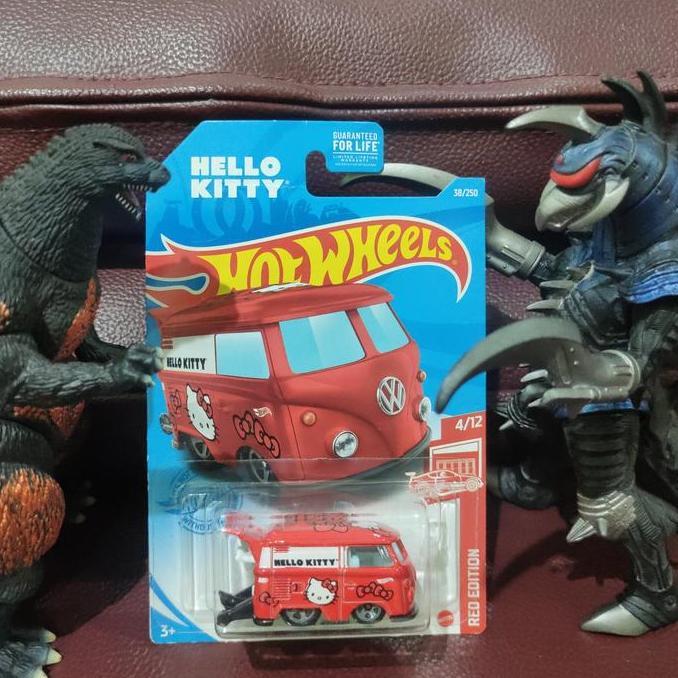 Termurah Hot Wheels Red Edition Kool Kombi Hello Kitty