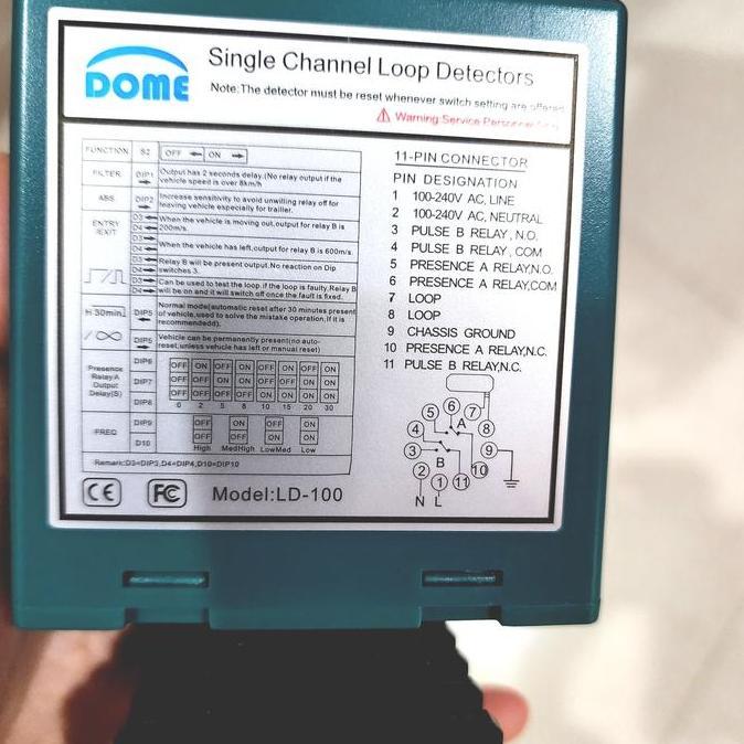 Seif- Matrix Loop Detector Hijau Single | Vehicle Loop Sl100 | Vld Matrix